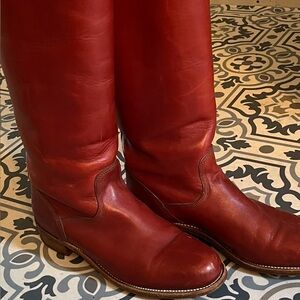 Vintage FRYE leather Campus Boots!!! Size 10
